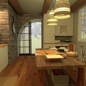 floorplans furniture decor kitchen lighting 3d