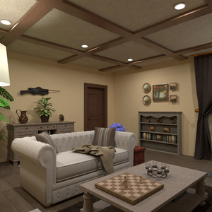 floorplans 家具 装饰 客厅 照明 储物室 3d