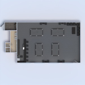planos muebles cuarto de baño despacho hogar cafetería 3d