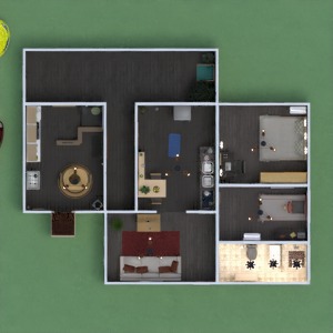 floorplans butas virtuvė 3d