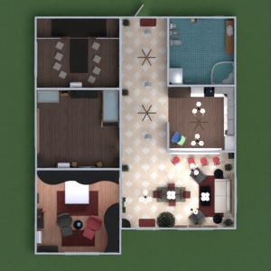 floorplans apartment house terrace furniture decor bathroom living room kitchen outdoor landscape household dining room architecture entryway 3d