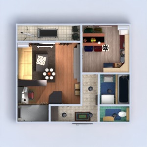 floorplans mieszkanie meble wystrój wnętrz łazienka kuchnia wejście 3d