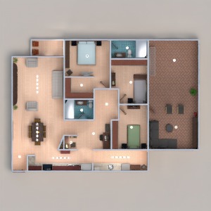 floorplans 公寓 露台 家具 装饰 diy 浴室 卧室 客厅 厨房 儿童房 照明 家电 餐厅 单间公寓 3d