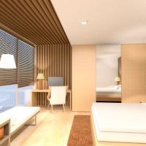 floorplans appartement salle de bains chambre à coucher cuisine salle à manger 3d