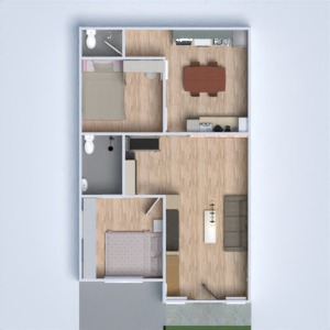 floorplans cuisine salle de bains 3d