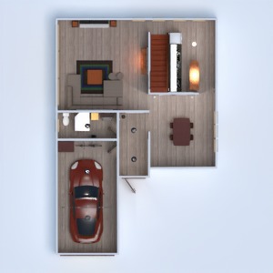 floorplans 独栋别墅 家具 装饰 浴室 卧室 客厅 车库 厨房 儿童房 办公室 餐厅 3d