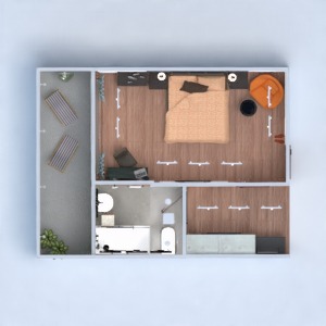 floorplans maison meubles chambre à coucher eclairage architecture 3d