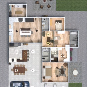 floorplans cozinha banheiro 3d