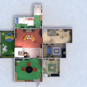 floorplans mieszkanie meble wystrój wnętrz łazienka sypialnia pokój dzienny kuchnia oświetlenie wejście 3d
