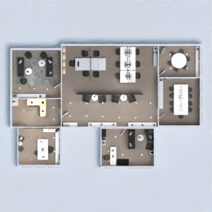 floorplans 家具 结构 3d
