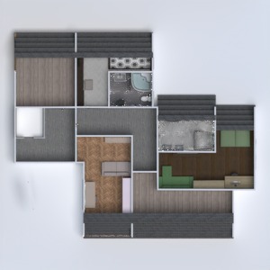 floorplans appartement meubles salle de bains chambre à coucher salon 3d