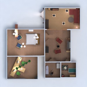 floorplans casa garagem 3d