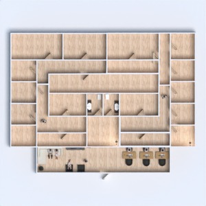 floorplans 单间公寓 3d