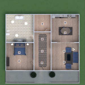 floorplans maison terrasse décoration salle de bains chambre à coucher salon cuisine extérieur 3d