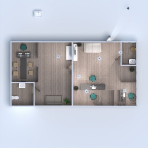 floorplans furniture decor office 3d