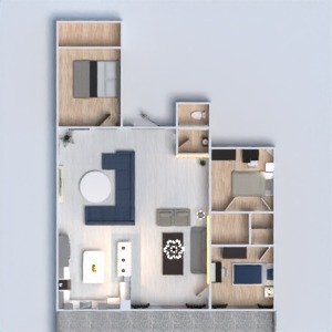 floorplans wohnzimmer küche garage kinderzimmer badezimmer 3d