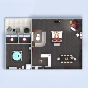 floorplans apartment furniture decor bathroom bedroom 3d