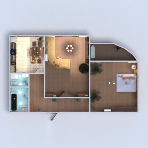 planos apartamento casa muebles decoración bricolaje reforma 3d