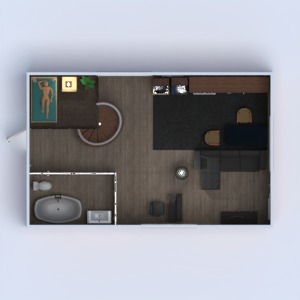 planos apartamento casa cuarto de baño dormitorio salón cocina iluminación reforma trastero 3d