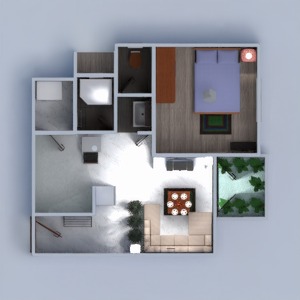 floorplans butas baldai dekoras vonia miegamasis svetainė virtuvė apšvietimas namų apyvoka аrchitektūra 3d