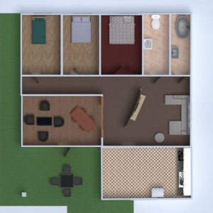 floorplans 独栋别墅 3d