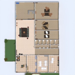 floorplans 独栋别墅 厨房 户外 儿童房 3d