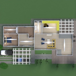floorplans 独栋别墅 露台 家具 装饰 浴室 卧室 客厅 厨房 户外 改造 景观 结构 3d
