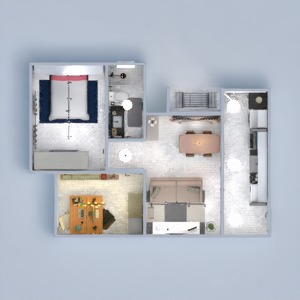 planos apartamento muebles decoración bricolaje hogar 3d