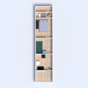 planos apartamento muebles arquitectura 3d