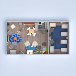 floorplans chambre d'enfant 3d