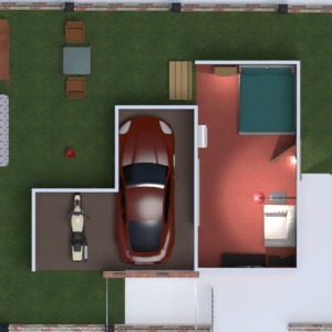 floorplans butas namas garažas 3d