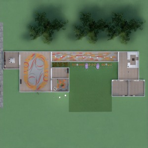 planos decoración paisaje hogar comedor arquitectura 3d