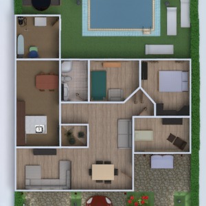 floorplans appartement maison terrasse salle de bains chambre à coucher salon garage cuisine extérieur chambre d'enfant bureau eclairage rénovation paysage maison café salle à manger espace de rangement studio 3d