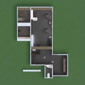 floorplans 家具 装饰 diy 照明 改造 结构 单间公寓 3d