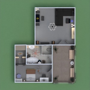 planos apartamento casa decoración bricolaje arquitectura 3d