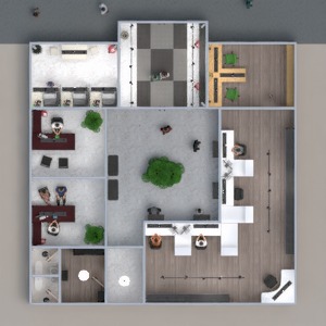 floorplans 独栋别墅 家具 装饰 浴室 户外 照明 结构 储物室 玄关 3d