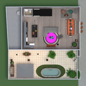 floorplans namas terasa baldai dekoras pasidaryk pats vonia miegamasis svetainė virtuvė eksterjeras apšvietimas renovacija kraštovaizdis namų apyvoka valgomasis 3d