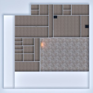 floorplans varanda inferior cozinha área externa 3d