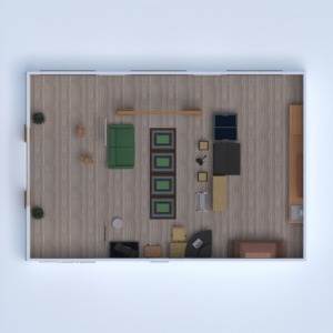 floorplans 单间公寓 3d