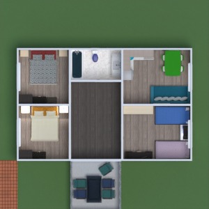 planos apartamento casa terraza muebles decoración bricolaje arquitectura 3d