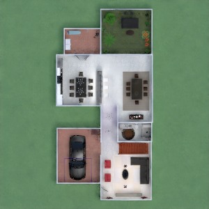 floorplans namas virtuvė apšvietimas namų apyvoka valgomasis 3d