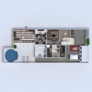 floorplans 公寓 独栋别墅 露台 装饰 diy 浴室 车库 厨房 3d