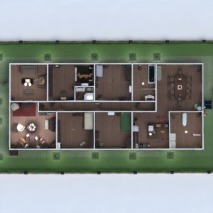 planos casa arquitectura descansillo 3d