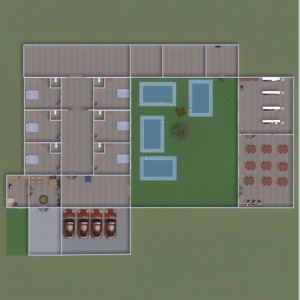 floorplans appartement salle à manger 3d