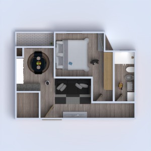 floorplans butas namas miegamasis 3d