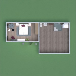 floorplans meubles décoration salle de bains chambre à coucher 3d