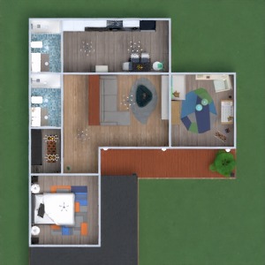 floorplans dekoras miegamasis vaikų kambarys namų apyvoka аrchitektūra 3d