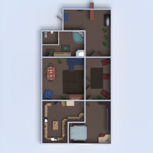 floorplans 公寓 家具 diy 浴室 卧室 厨房 3d