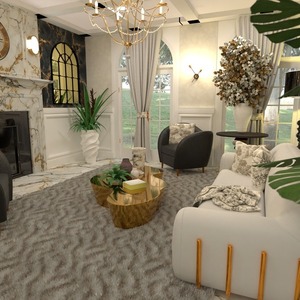 floorplans furniture decor living room lighting 3d