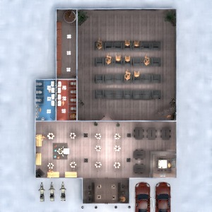 floorplans apartment house renovation cafe 3d